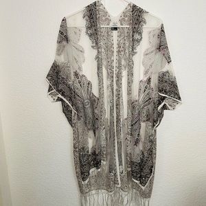 David and Young Sheer Kimono